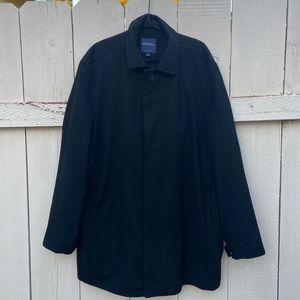 Brooks Brothers Men’s 100% wool top coat overcoat
